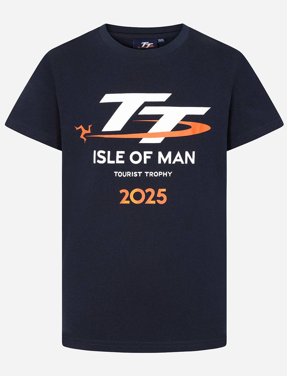 TT Races Signature Kids Logo T-Shirt - Navy - Isle of Man TT Races Official Merchandise